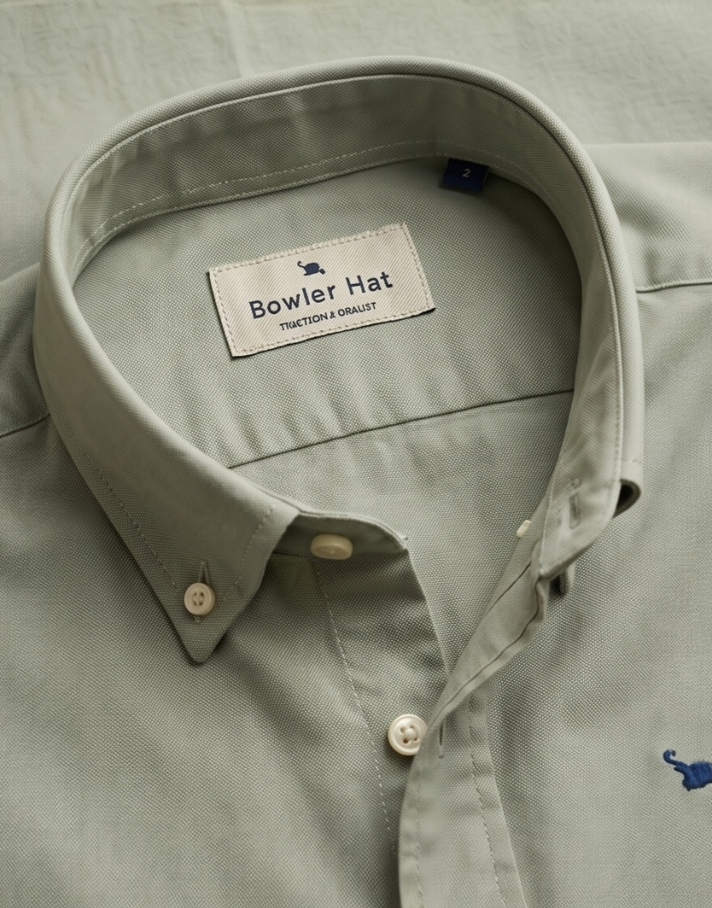 Alonso | Camisa oxford verde