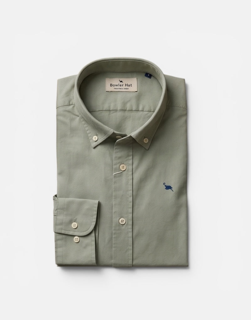 Alonso | Camisa oxford verde
