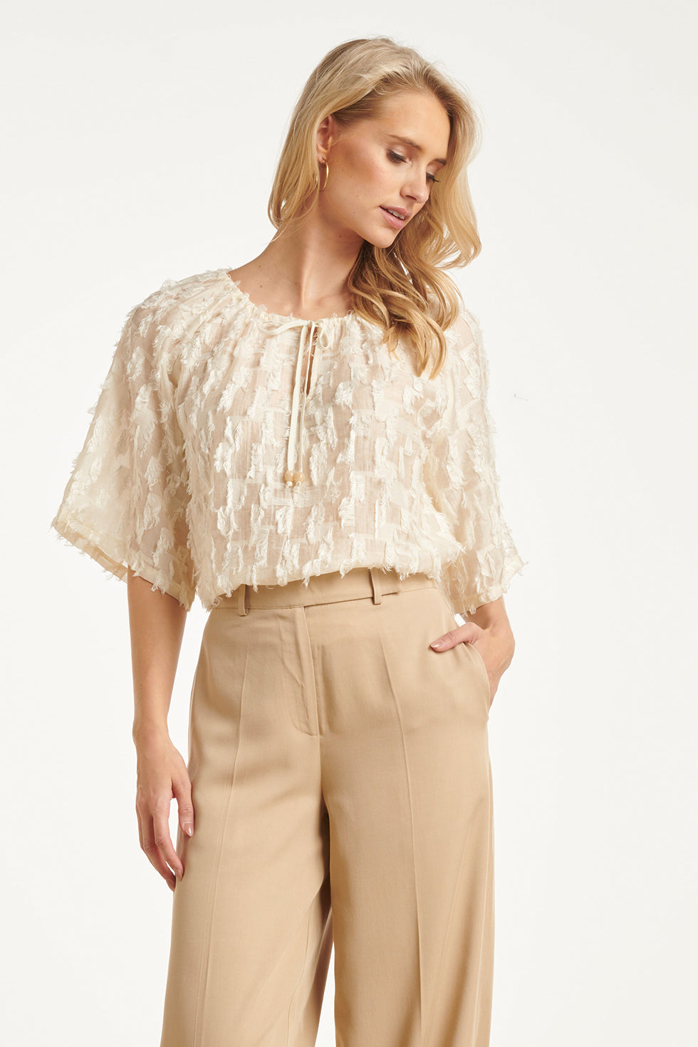 Ines | Blusa blanco roto