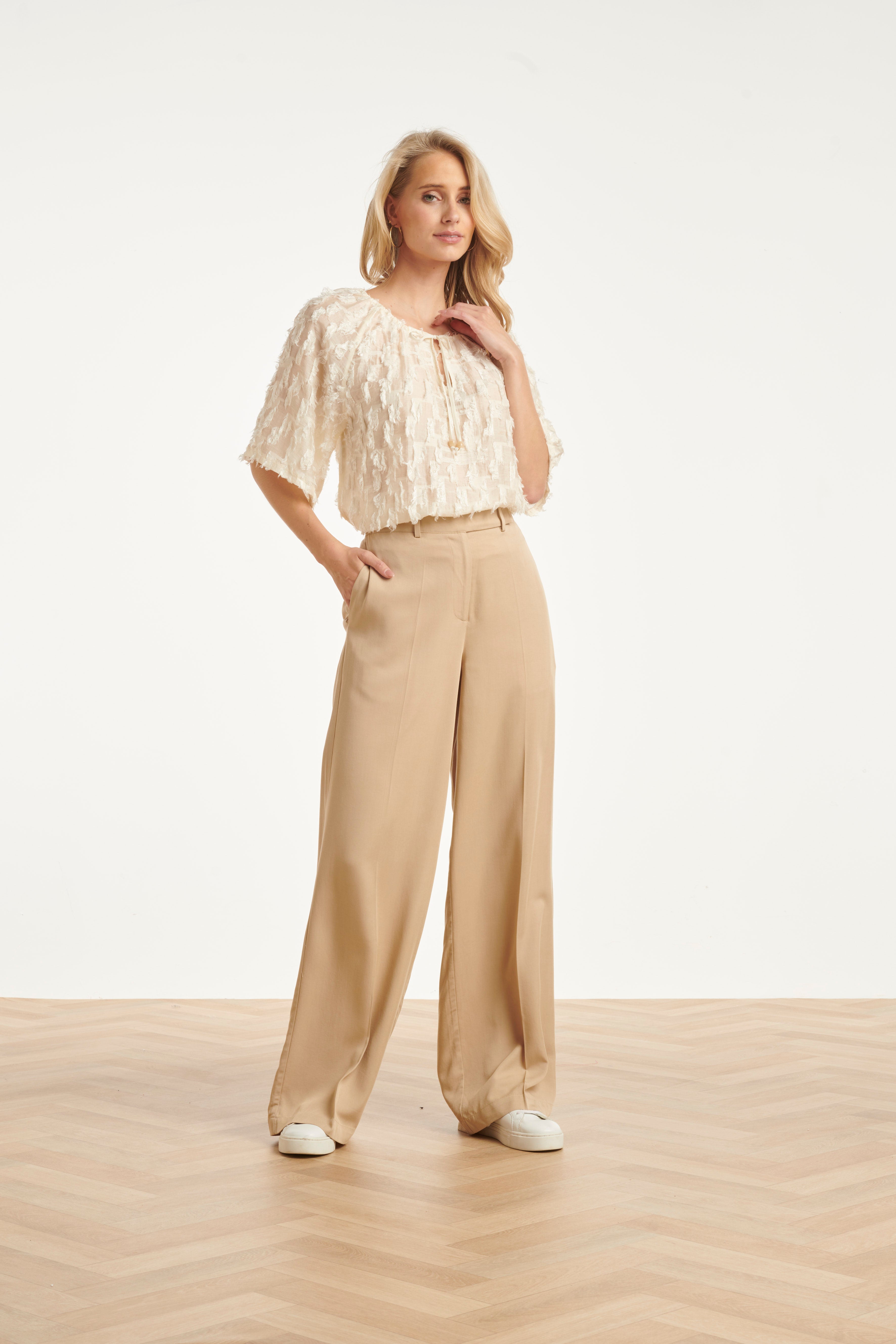 Ines | Blusa blanco roto
