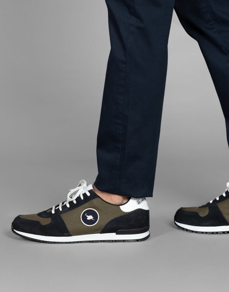 Álvaro | Zapatillas Marino caqui